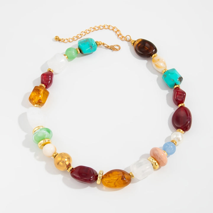 Ixothyn| Collar Bohemio de Cuentas con Diseño Vintage y Estilo Artesanal