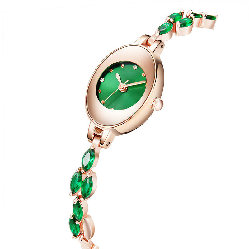 Doreya | Reloj de pulsera para mujer con zirconias de colores