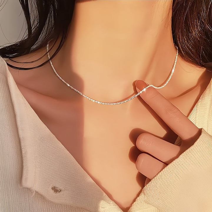 Violet | Collar de Estrella de Acero Inoxidable con Estilo Minimalista y Brillante