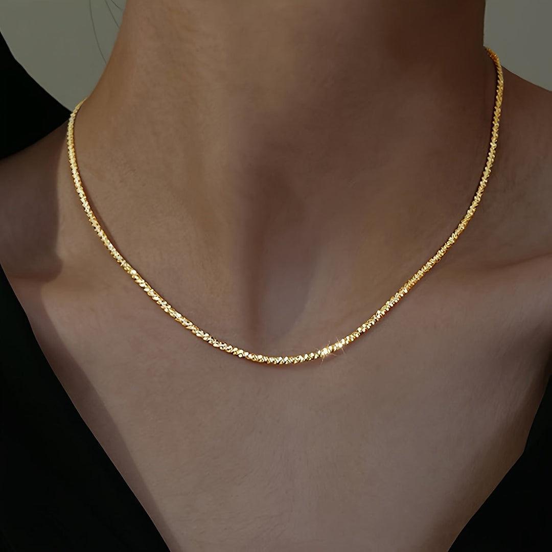 Violet | Collar de Estrella de Acero Inoxidable con Estilo Minimalista y Brillante
