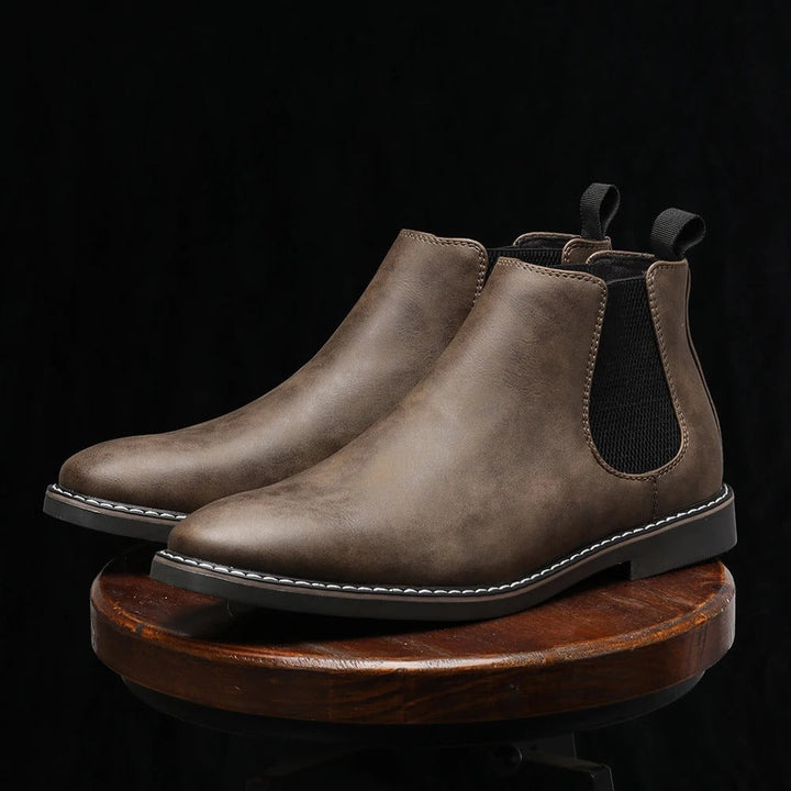 Iveron | Botas Chelsea de Cuero Elegantes para Hombre