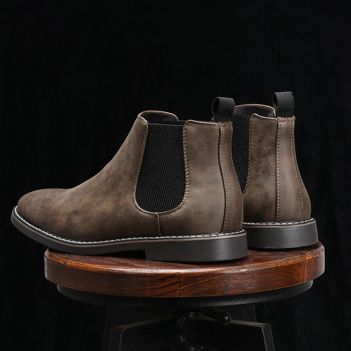 Iveron | Botas Chelsea de Cuero Elegantes para Hombre