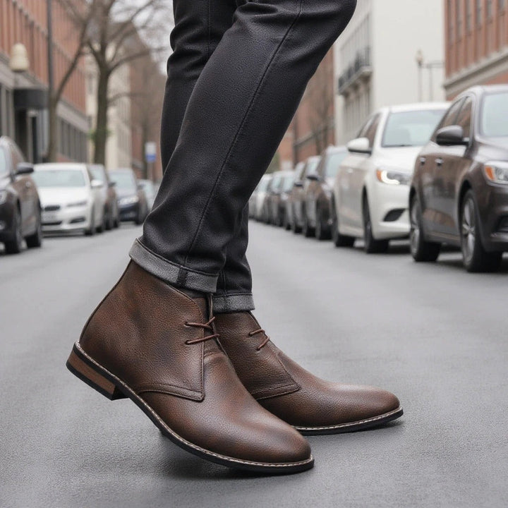 Helvaro | Botas Masculinas de Cuero con Estilo Urbano
