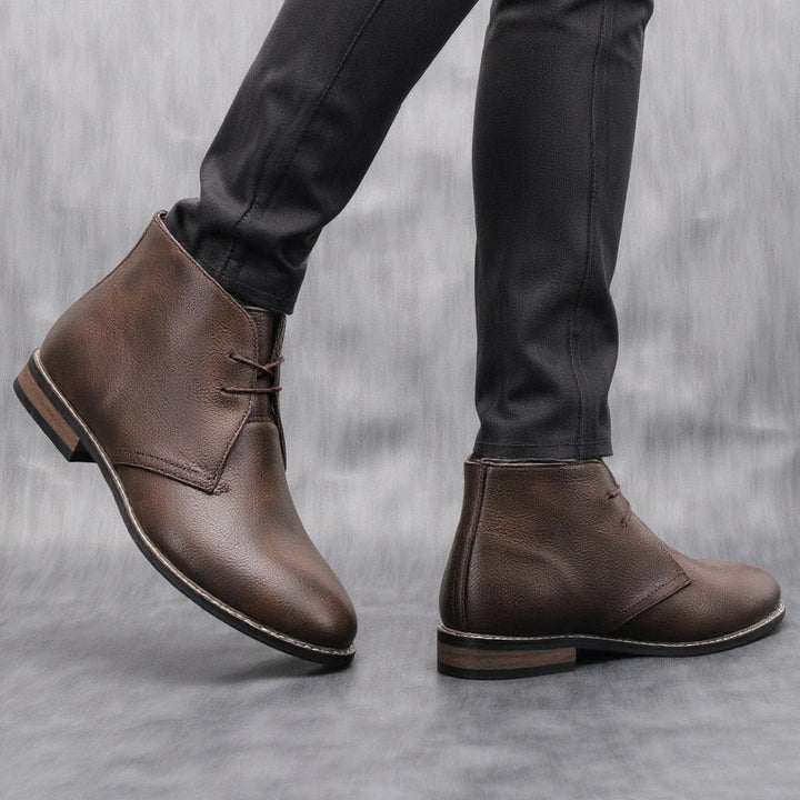 Helvaro | Botas Masculinas de Cuero con Estilo Urbano