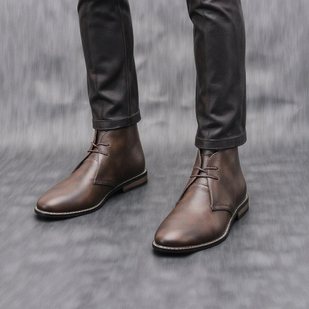 Helvaro | Botas Masculinas de Cuero con Estilo Urbano