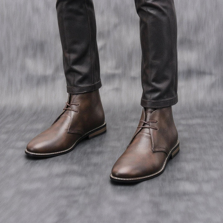 Helvaro | Botas Masculinas de Cuero con Estilo Urbano