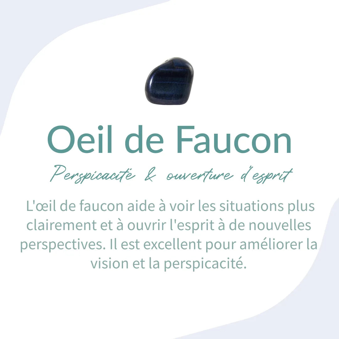 Talia | Pulsera "Ángel Guardián" en Ojo de Halcón