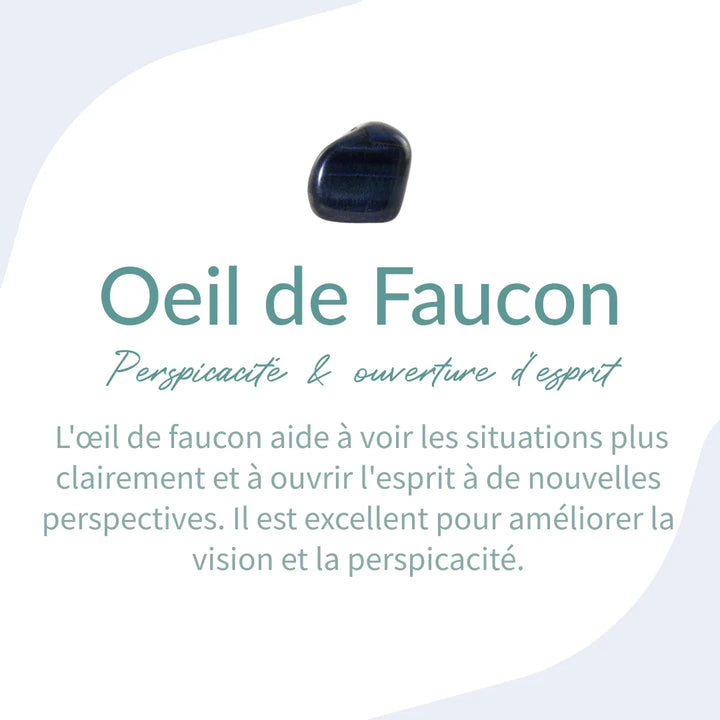 Delirae | Pulsera "Ángel Guardián" en Ojo de Halcón