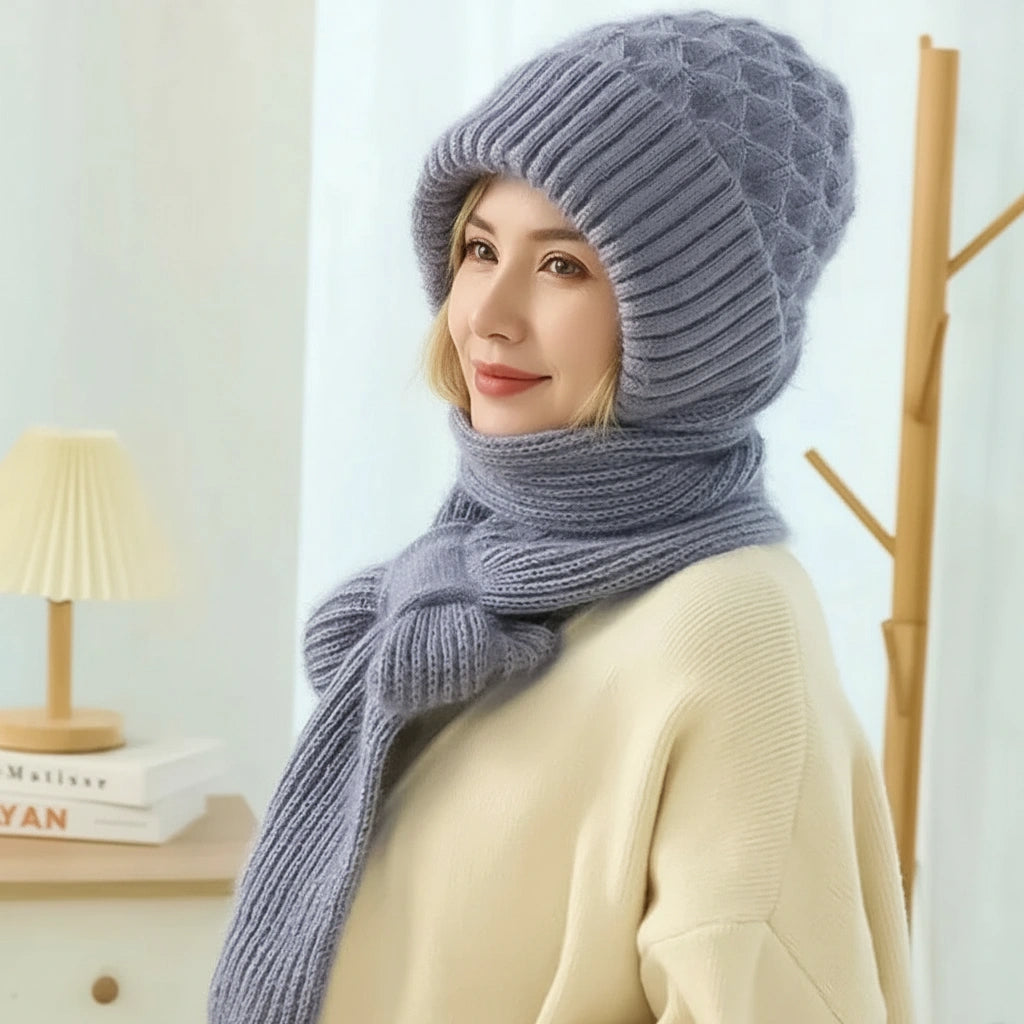Solmira | Gorro y Bufanda Cortaviento Polar
