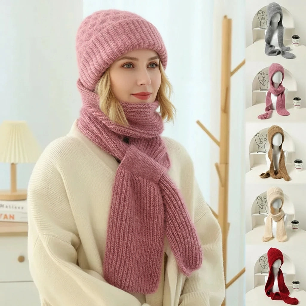 Solmira | Gorro y Bufanda Cortaviento Polar