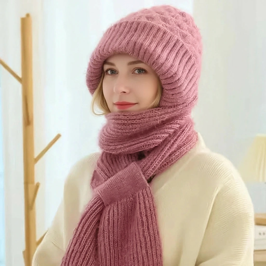Solmira | Gorro y Bufanda Cortaviento Polar