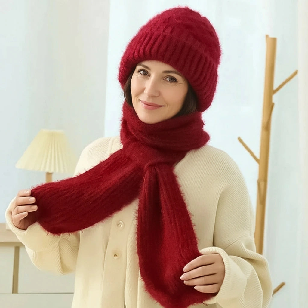 Solmira | Gorro y Bufanda Cortaviento Polar