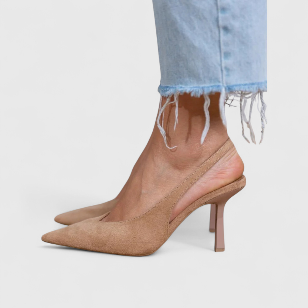 Marvellea | Tacones Estilo Slingback con Soporte Anatómico
